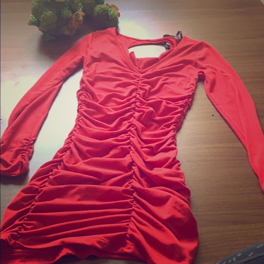 Red dress